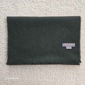 DARK GREEN Cashmere Scarf Louisa Pernini